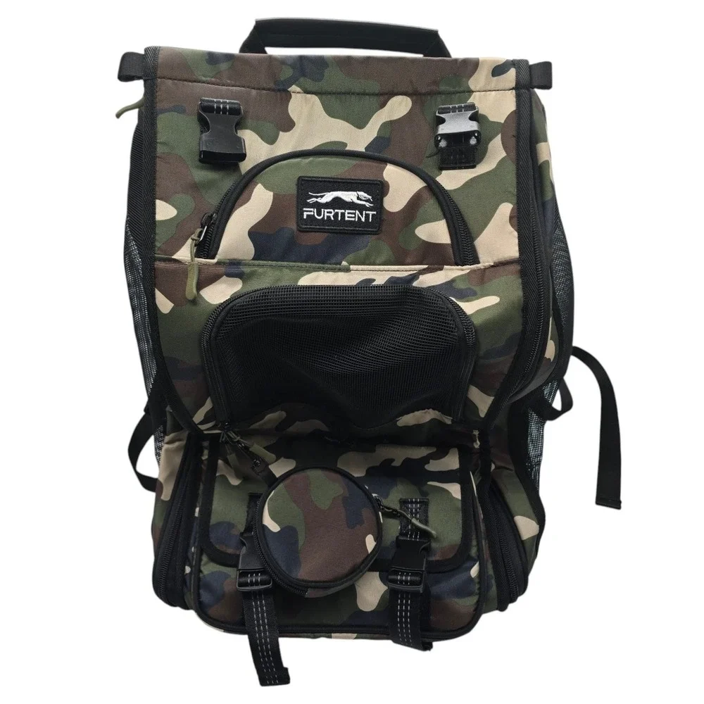 Aimease Dog‎ Carrier Backpack Medium Dogs 22 LBS Camo Waterproof Hiking Travel